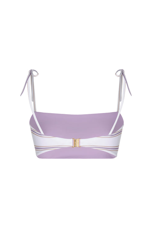 San Miguel Top / Lilac Stripes